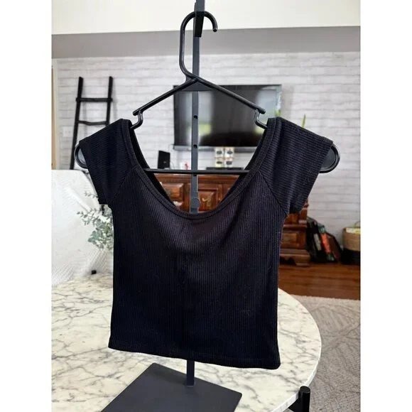 American Eagle Outfitters Cinch-Front Tee - Soft and Sexy Size S - Picture 3 of 6